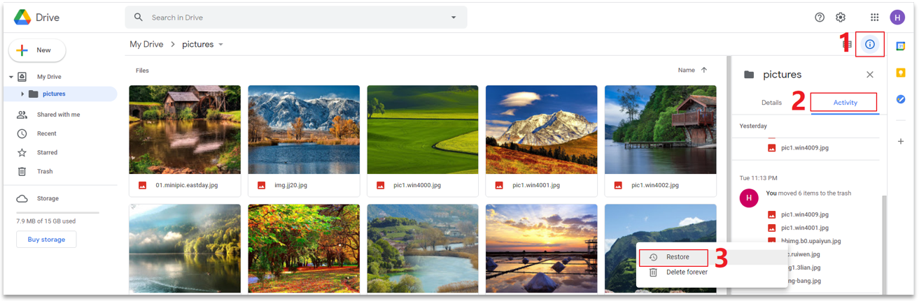 how to recover deleted files from Google Drive