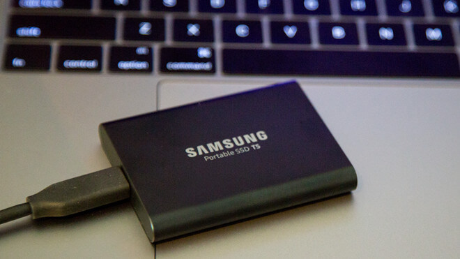 when reformatting samsung t5 ssd what format for mac