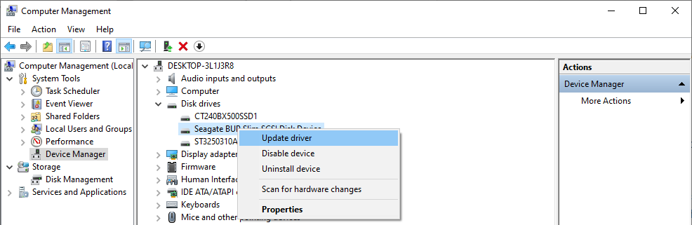 boxcryptor drive not showing up after windows 10 update