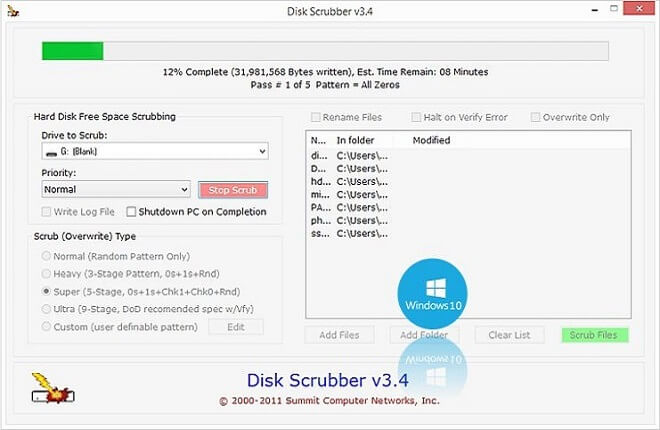 pc file shredder windows 10