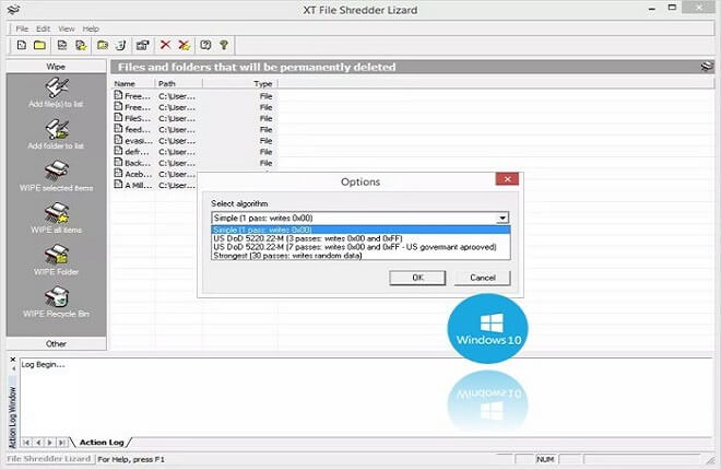 securely file shredder windows xp