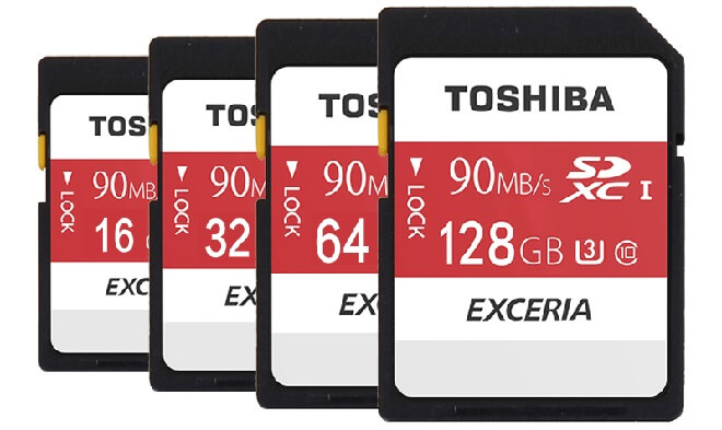 erase Toshiba memory card