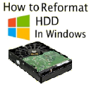 reformat mac hard drive for windows