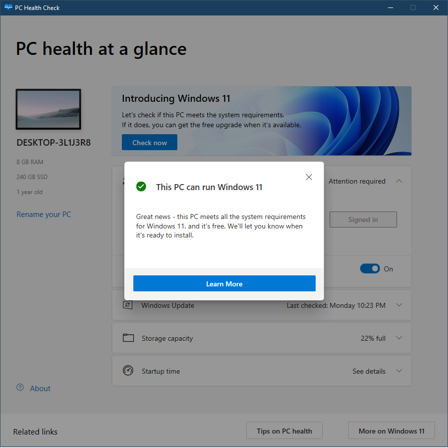 Steps To Upgrade Old System To Windows 11